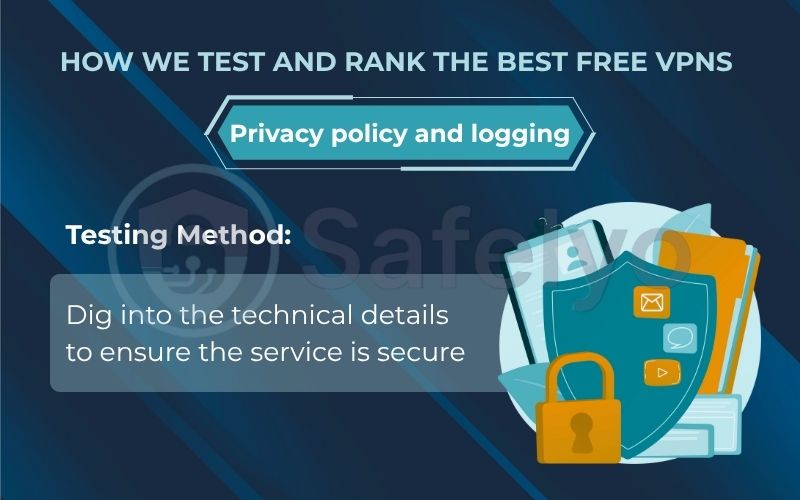 How we test and rank the best free VPNs in Privacy policy and logging