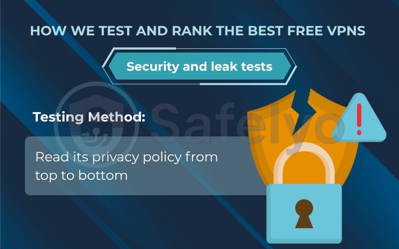 How we test and rank the best free VPNs in security and leak tests