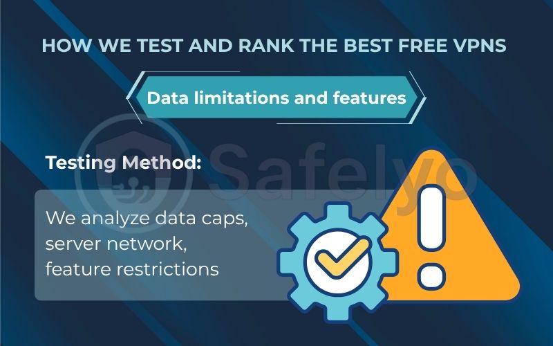 How we test and rank the best free VPNs in Data limitations and features