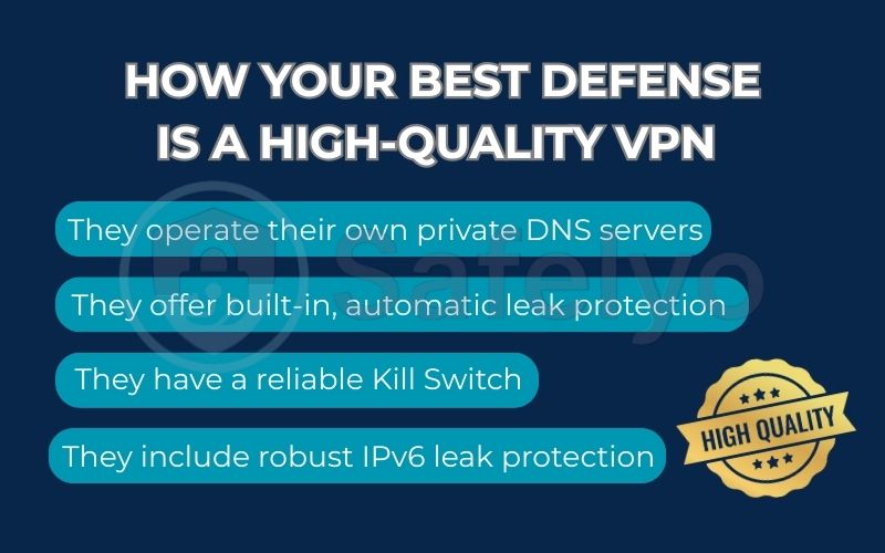 Your best defense is a high-quality VPN