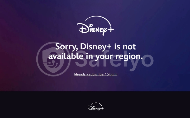 Hulu and Disney+ are platforms with incredibly strict firewalls