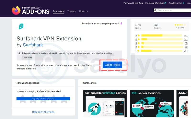 Head over to the Firefox Browser ADD-ONS store