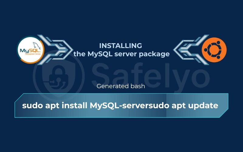 Installing the MySQL server package
