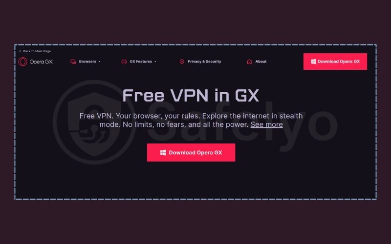 Does Opera GX have VPN?