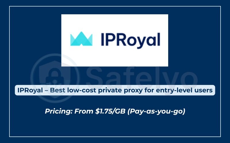 Best proxy servers for privacy - IPRoyal