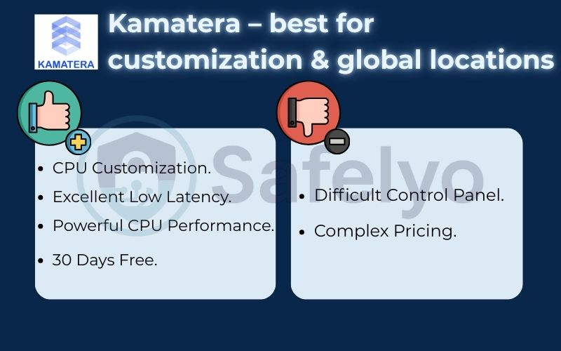 Kamatera – best for customization & global locations