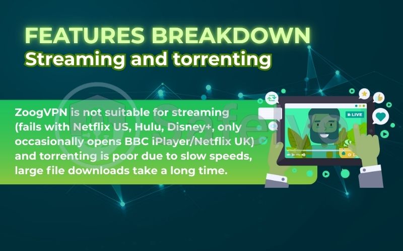 Key features breakdown: Streaming and torrenting