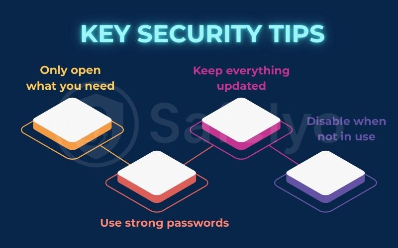 Key security tips