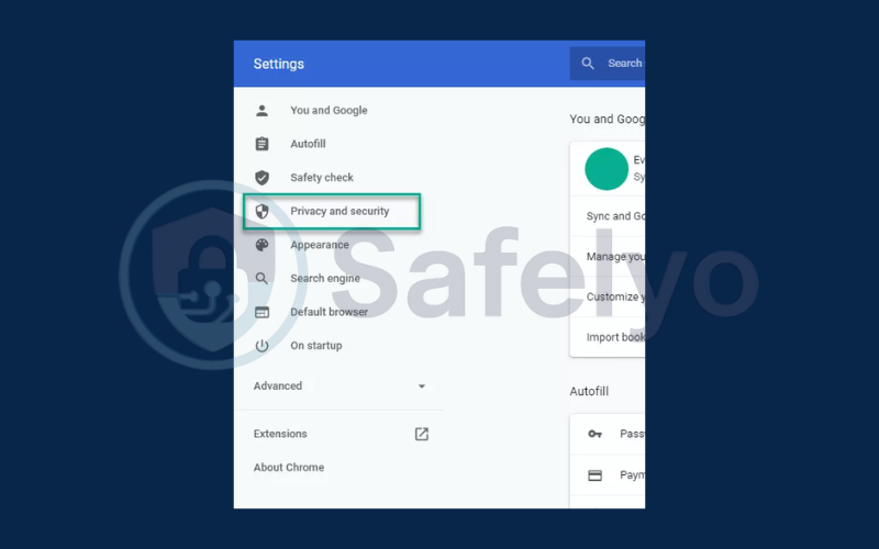 Manage pop-ups for specific websites 1