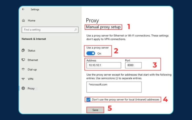 How to configure proxy server on Windows 10&11 (2025 guide)