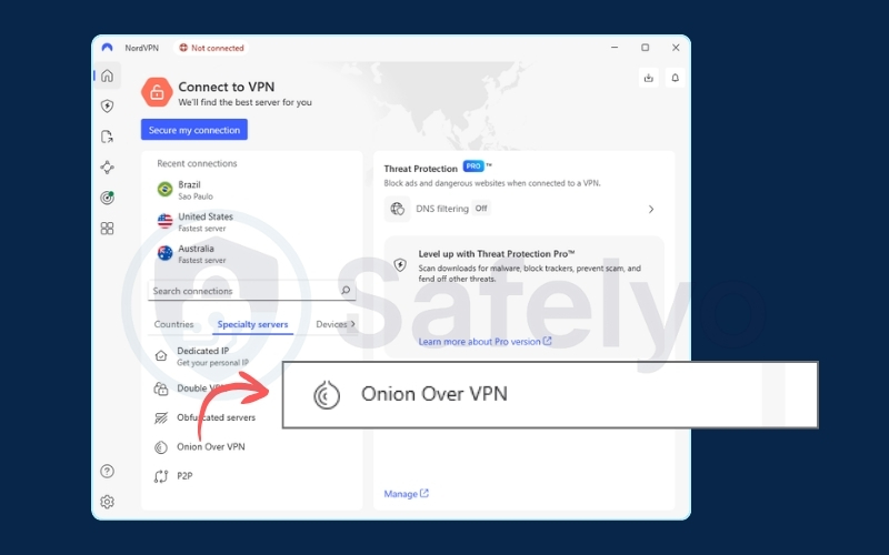 Method 7: Route traffic through the Tor network