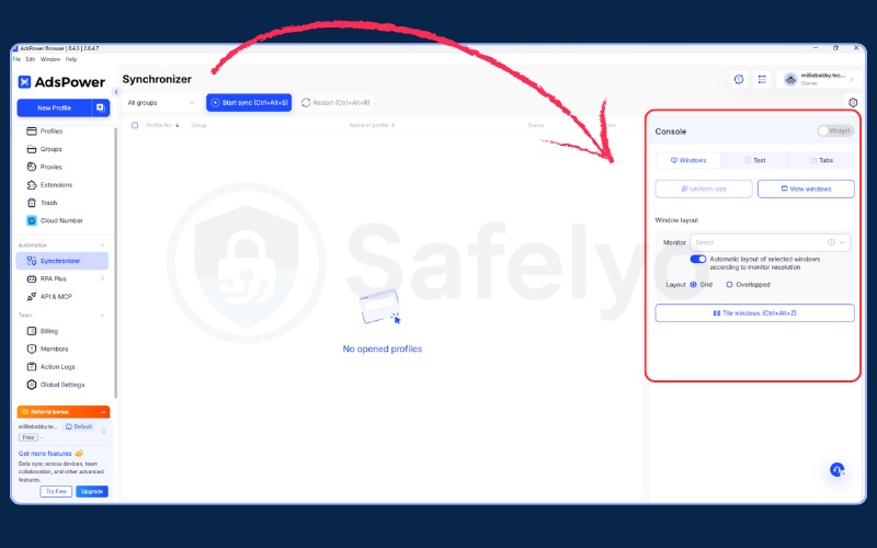 Multi-window Synchronize