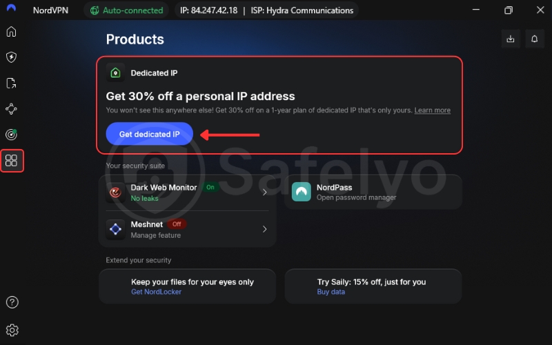 NordVPN Dedicated IP