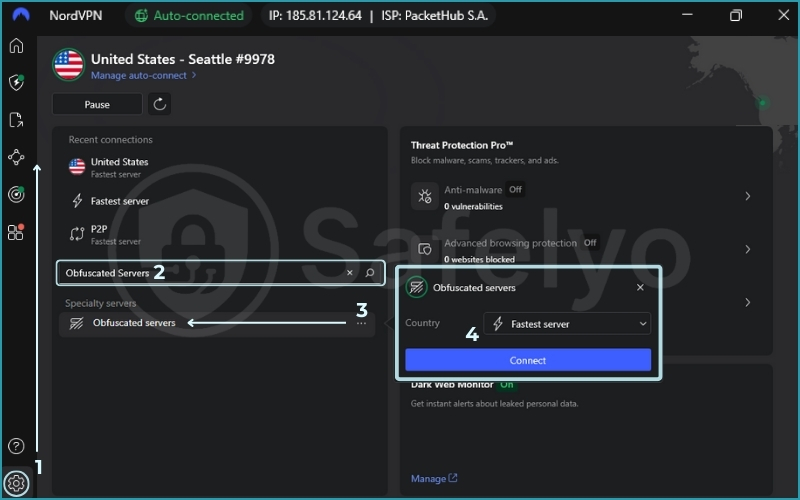 NordVPN Obfuscated Servers