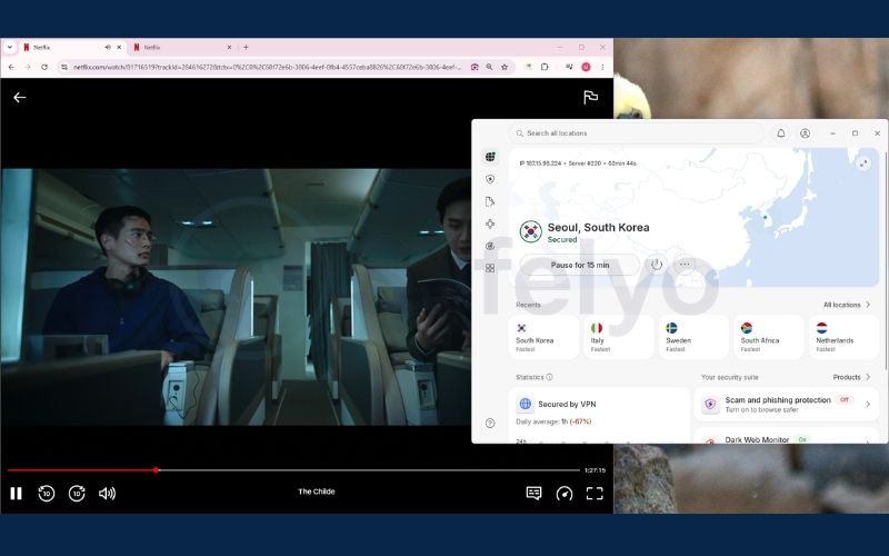NordVPN unblock Netflix South Korea