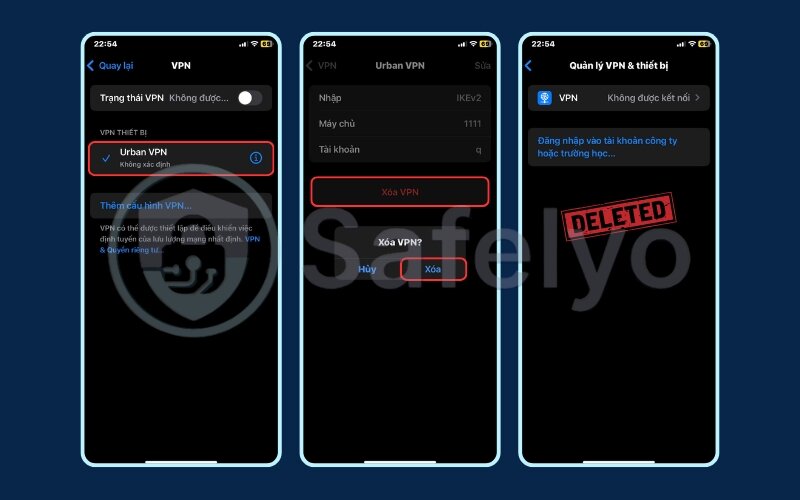 Off Urban VPN on iOS