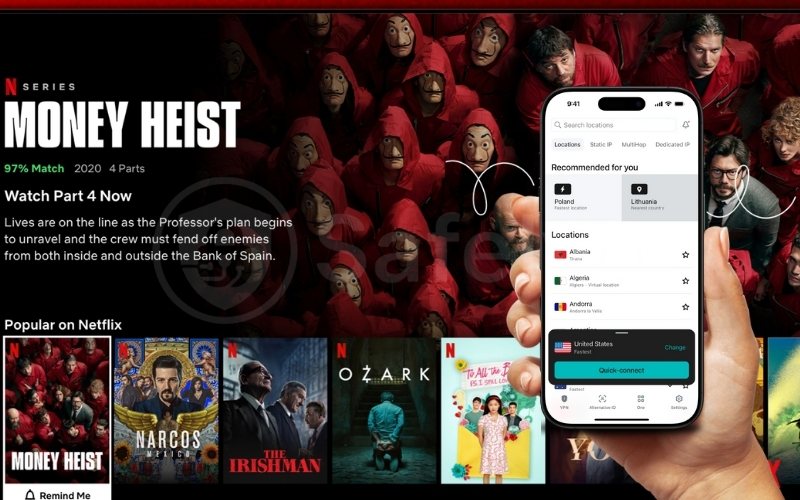 Open Netflix and start streaming