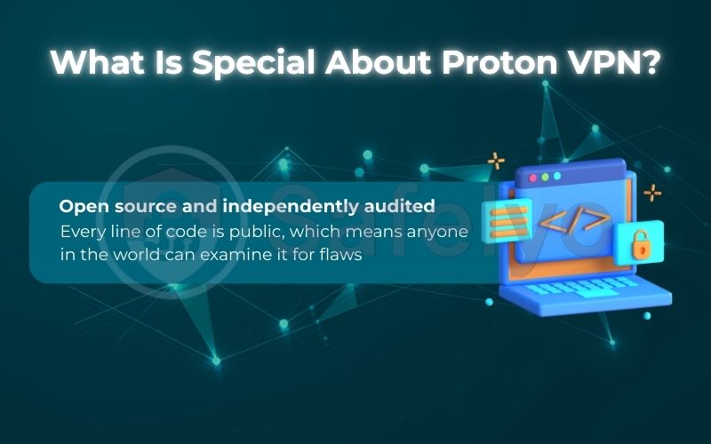 Open source is a specialty of Proton VPN Open source is a specialty of Proton VPN