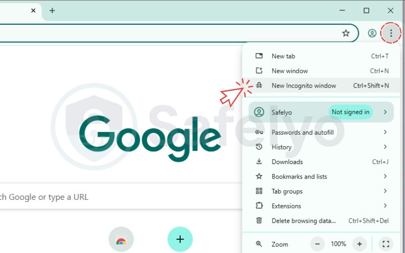 Is incognito mode private: Open the new incognito window on Chrome desktop