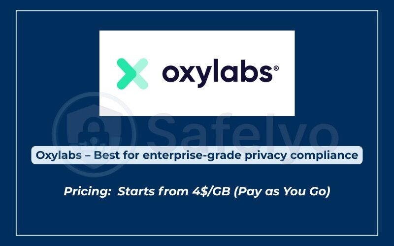 Best proxy servers for privacy - Oxylabs