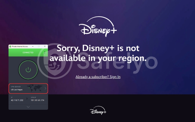 PIA US standard servers fail for Hulu