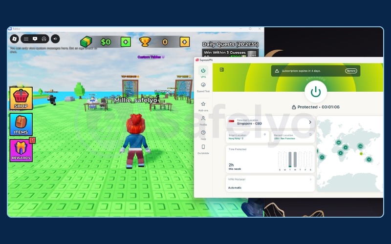 Play Roblox with ExpressVPN