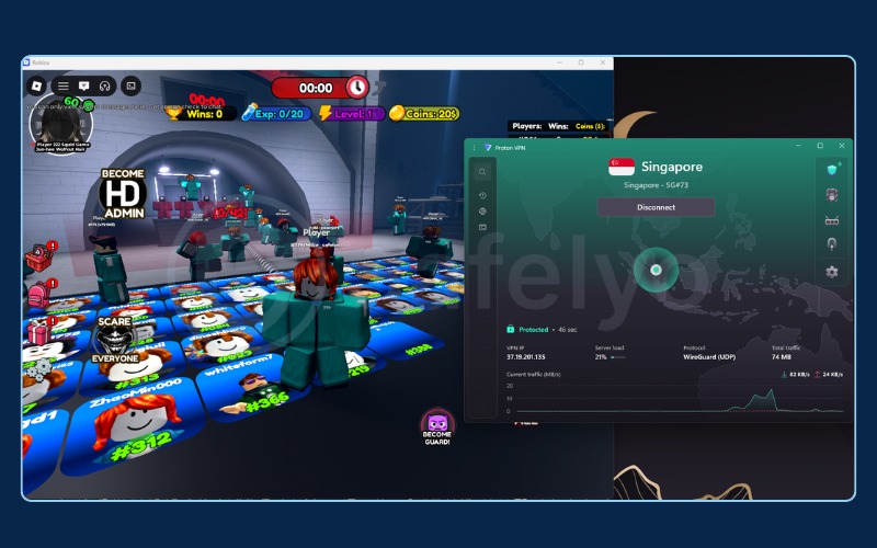Play Roblox with Proton VPN