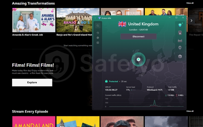 Proton VPN for BBC iPlayer