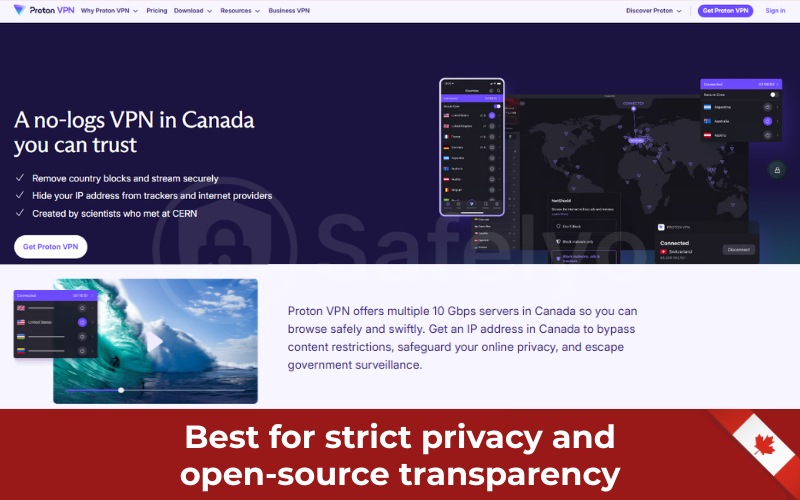 Proton VPN for Canada