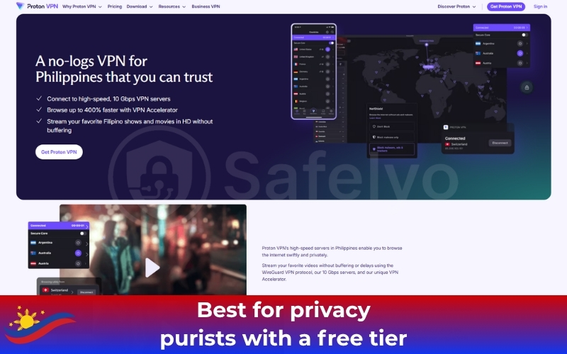 Proton VPN for the Philippines