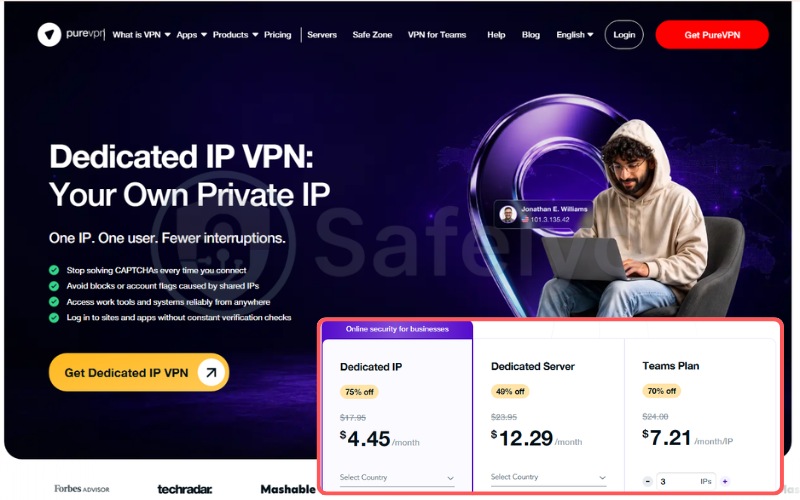 PureVPN  - Dedicated IP 