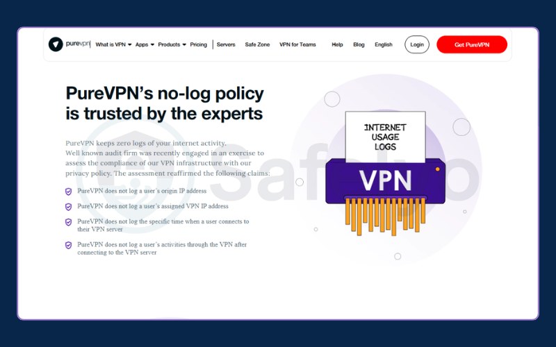 PureVPN: Privacy and security