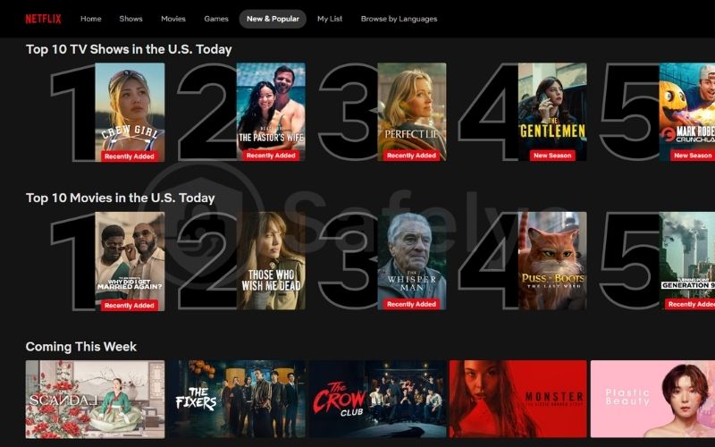 Relaunch Netflix and check the local catalog