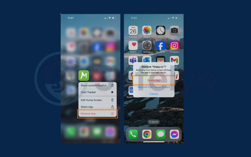 Remove suspicious apps or profiles