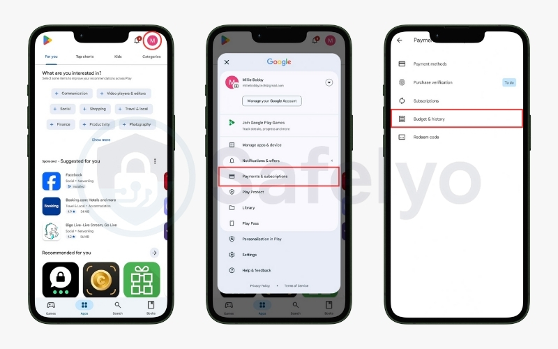 Request a refund from Google Play
