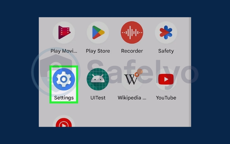 Open the Settings application