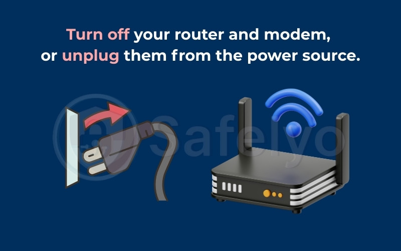 How to improve your upload speed - Restart your router and modem