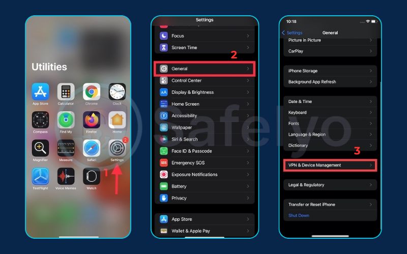 Scan for unknown apps and configuration profiles Scan for unknown apps and configuration profiles