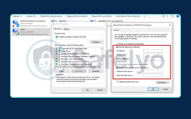Set a static IP address for your device (2)