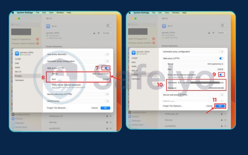 Setting up a new Linux proxy on a client by macOS (6)