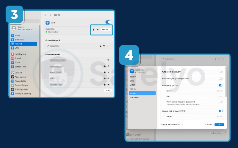 Setting up SOCKS5 on macOS