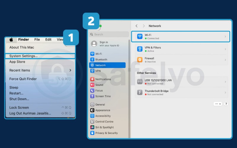 Setting up SOCKS5 on macOS