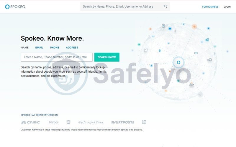 Spokeo is a data broker service and people search site.