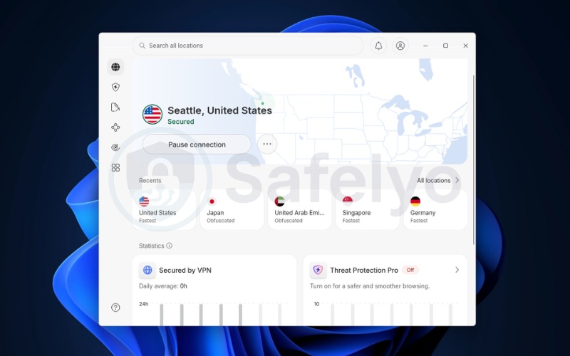 Stop ISP throttling by using a VPN