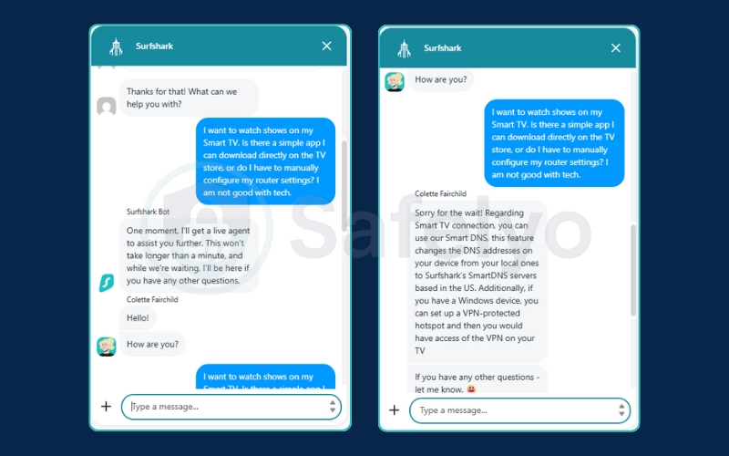 Surfshark - Customer support