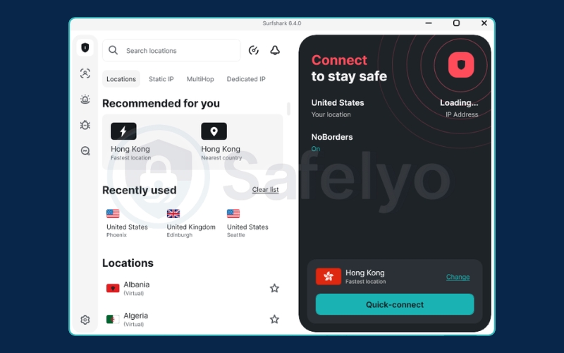 Surfshark review: Apps & user experience