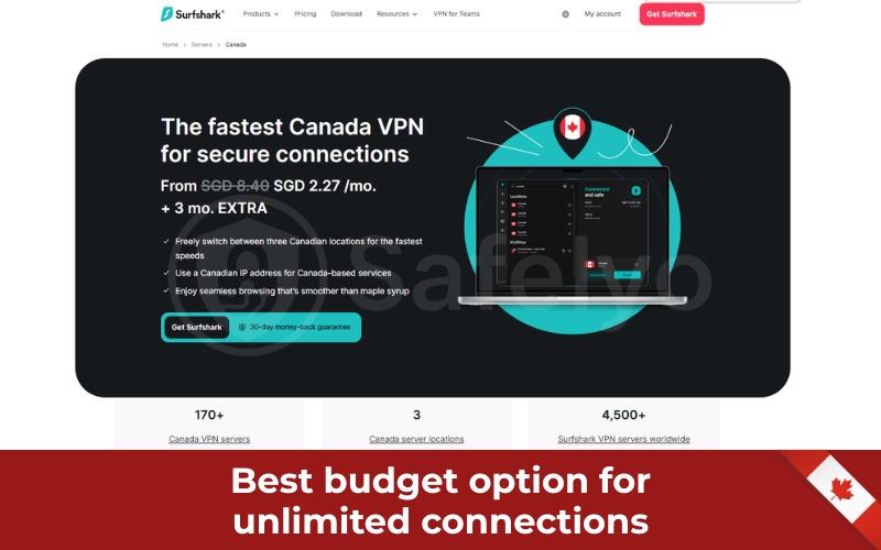 Surfshark VPN for Canada