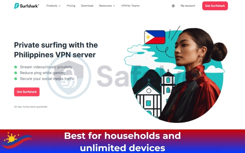 Surfshark VPN for the Philippines