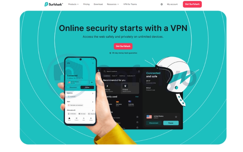 Surfshark VPN for Youtube TV