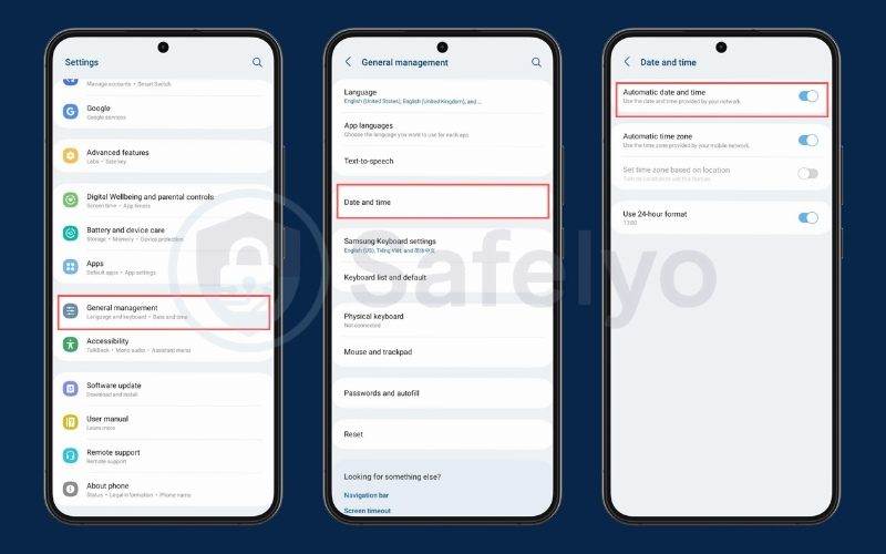 Sync your system time - Android